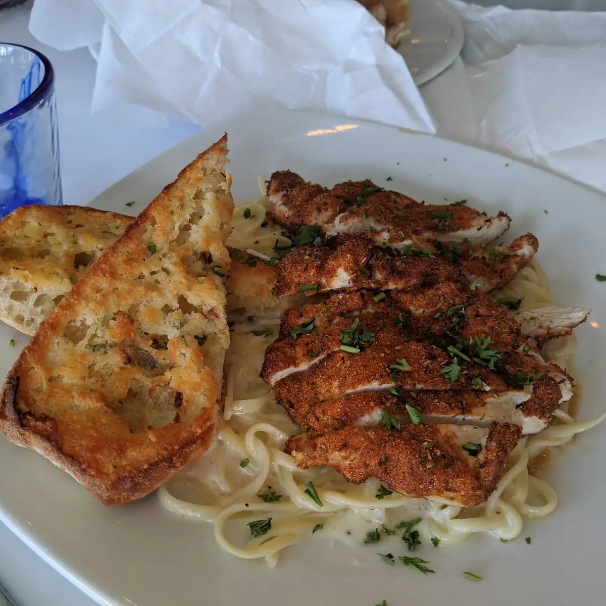Blackened Chicken Alfredo