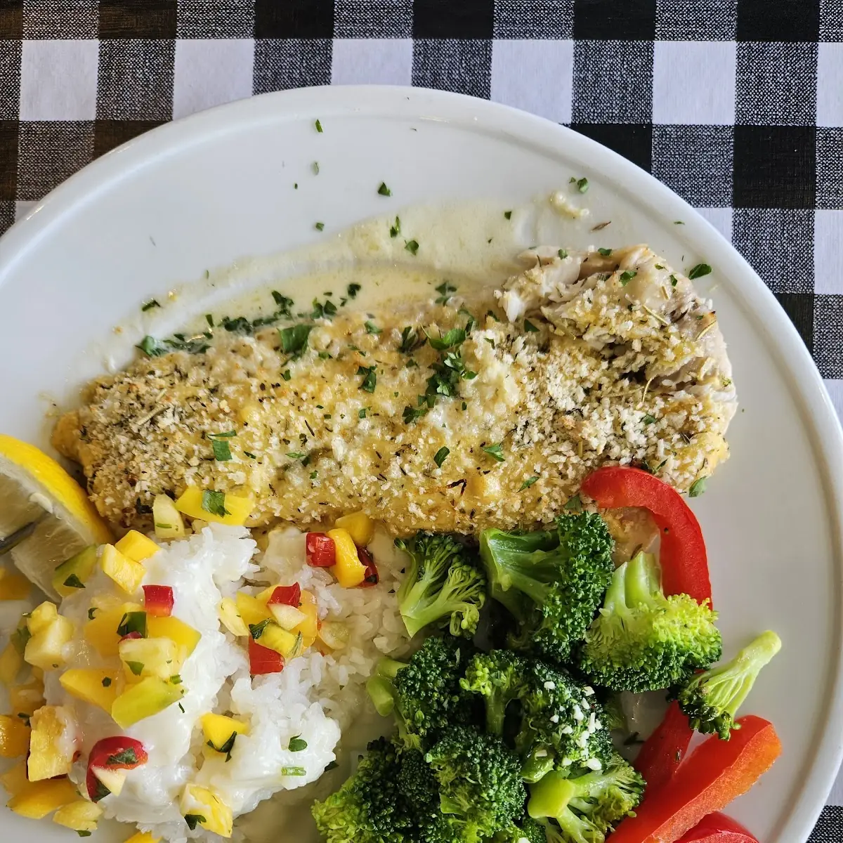 Macadamia Crusted Grouper