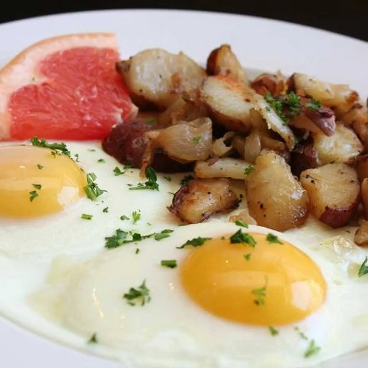 1. Two Eggs, Home Fries