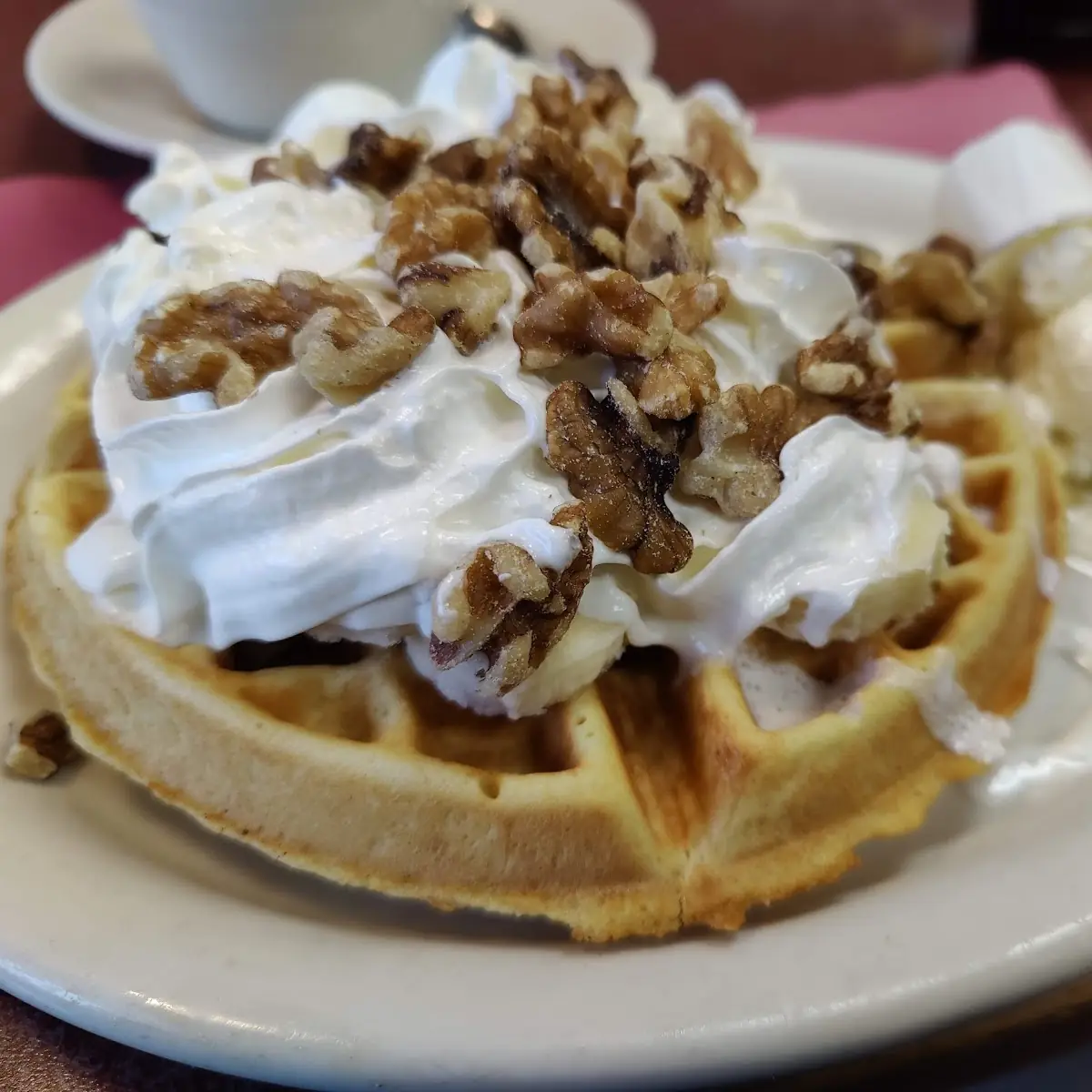 Banana Walnut Waffle