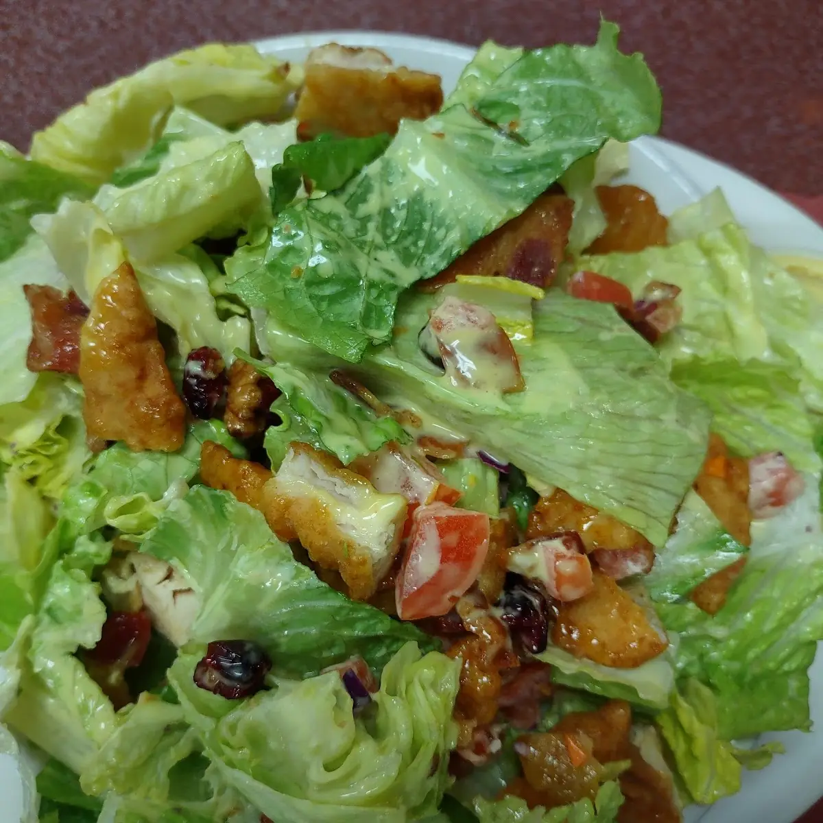 Cape Cod Salad with Fried Chicken
