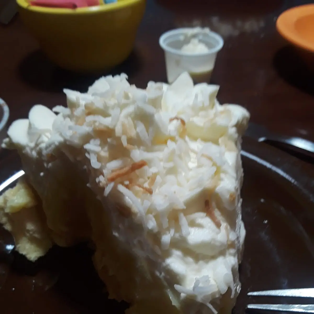 Coconut Cream Pie Slice