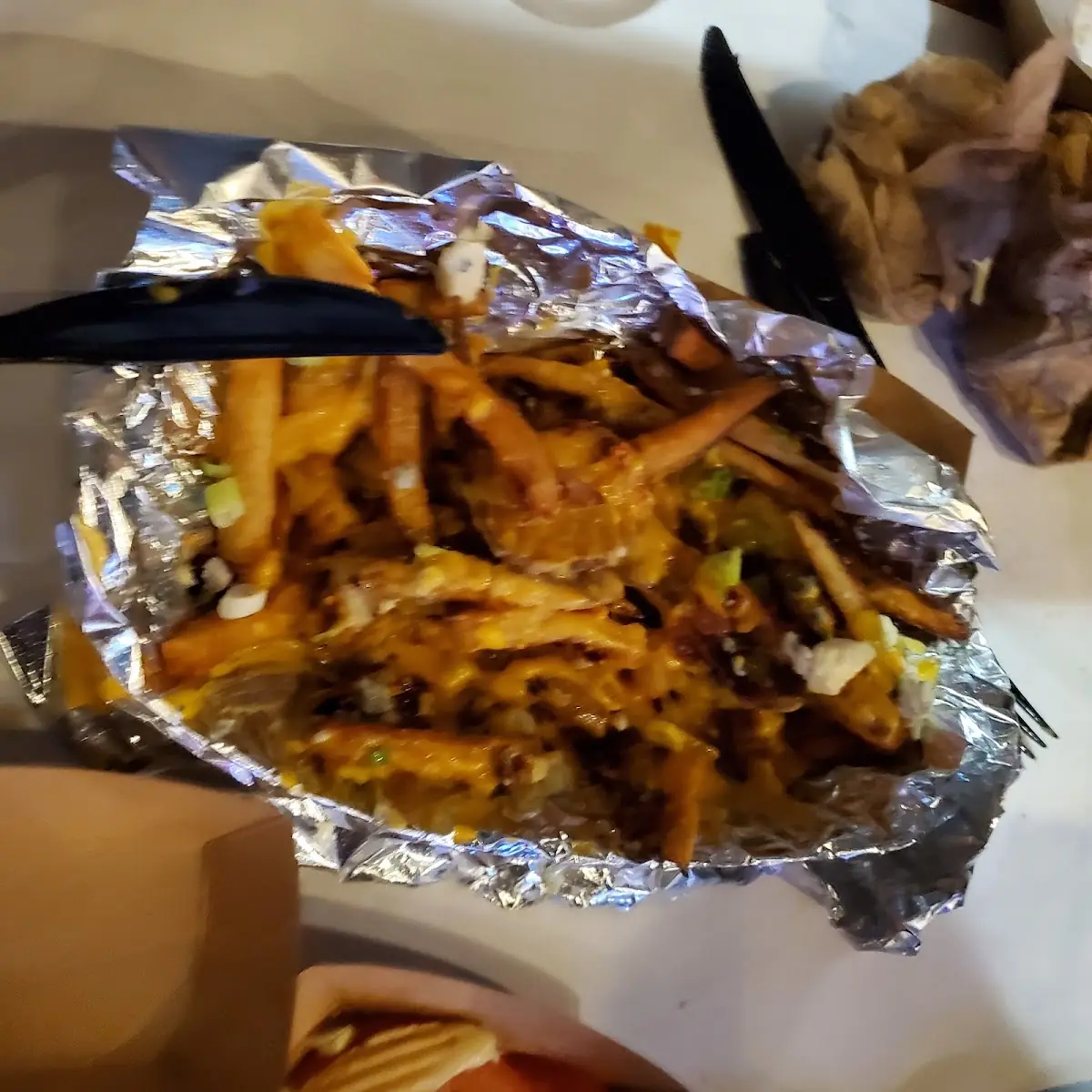 IPA Beer Cheese Fries with Bacon