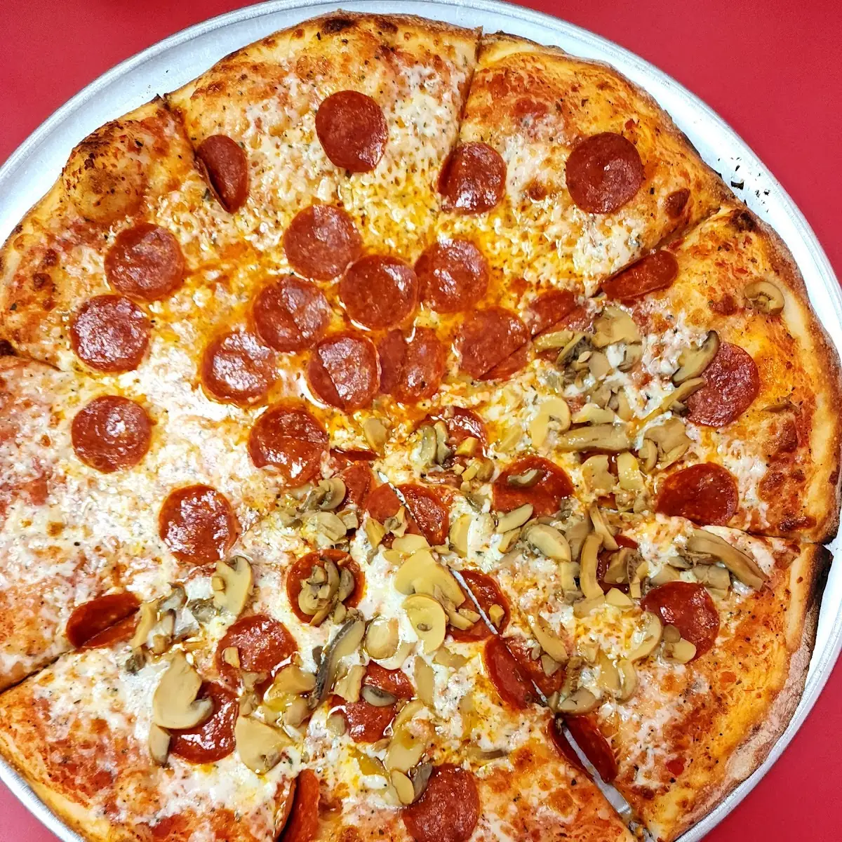 Cheese and Pepperoni Pizza Slices