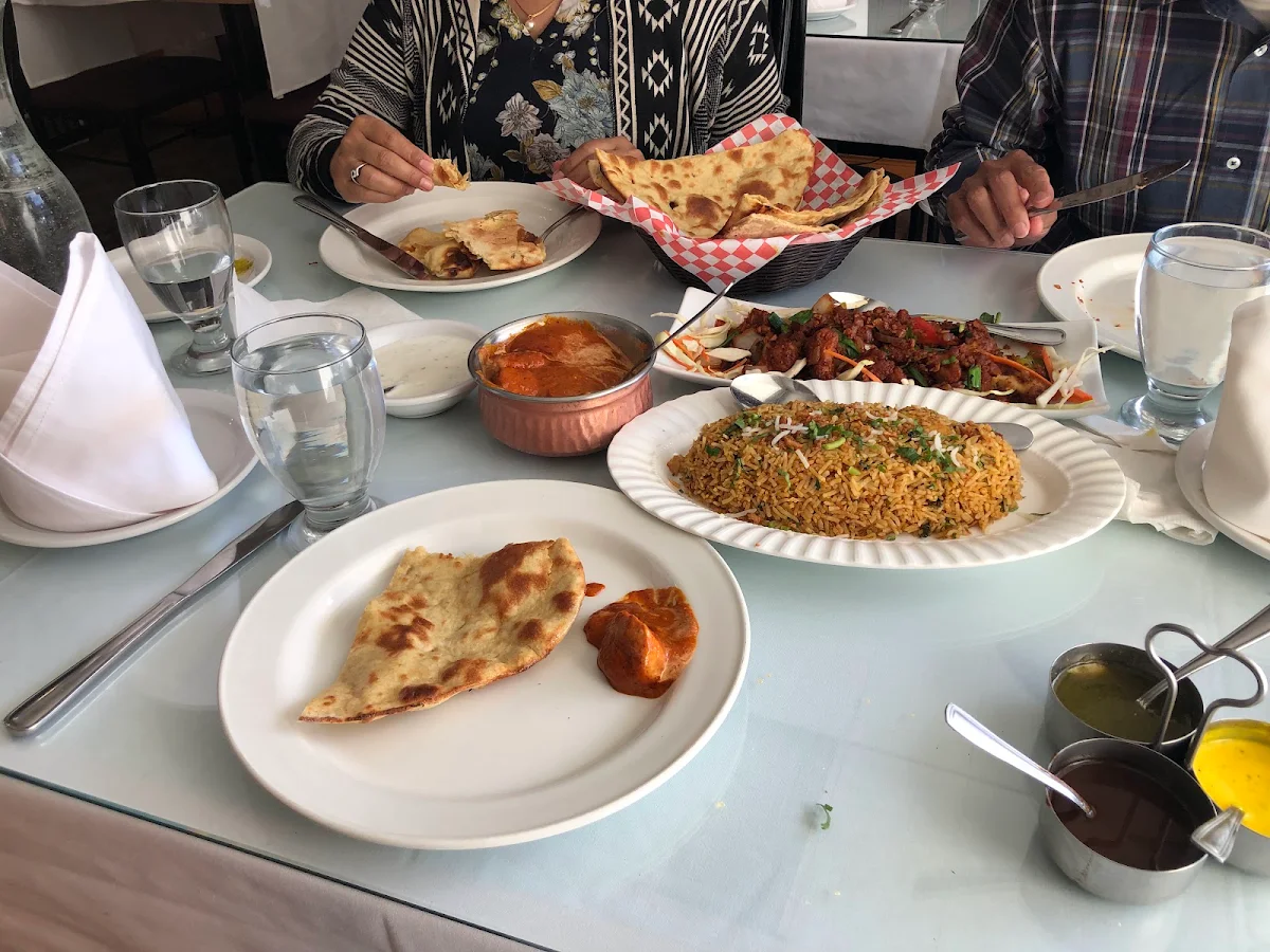 Chicken Biryani Chicken Tikka with Nan