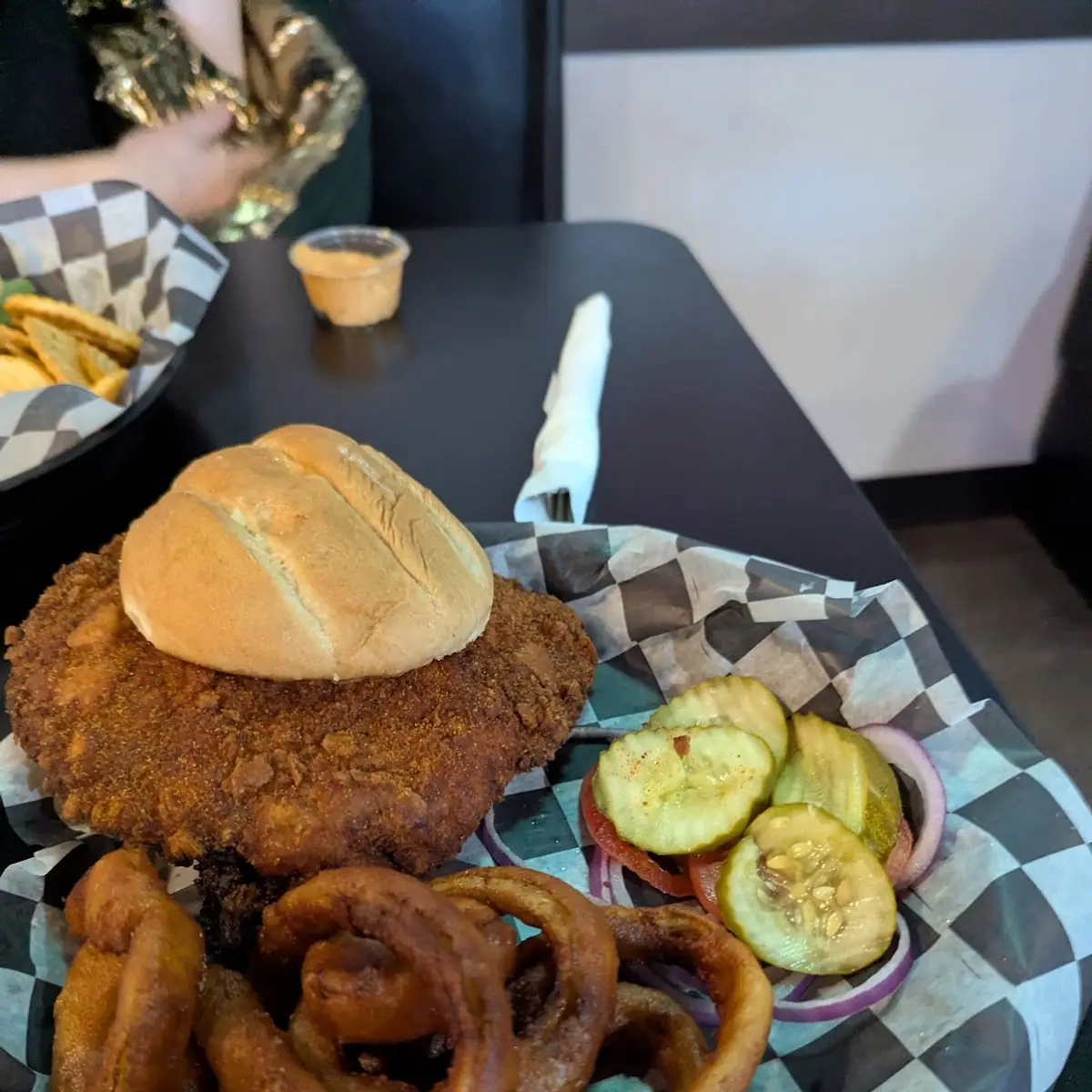 Tenderloin and Onion Rings