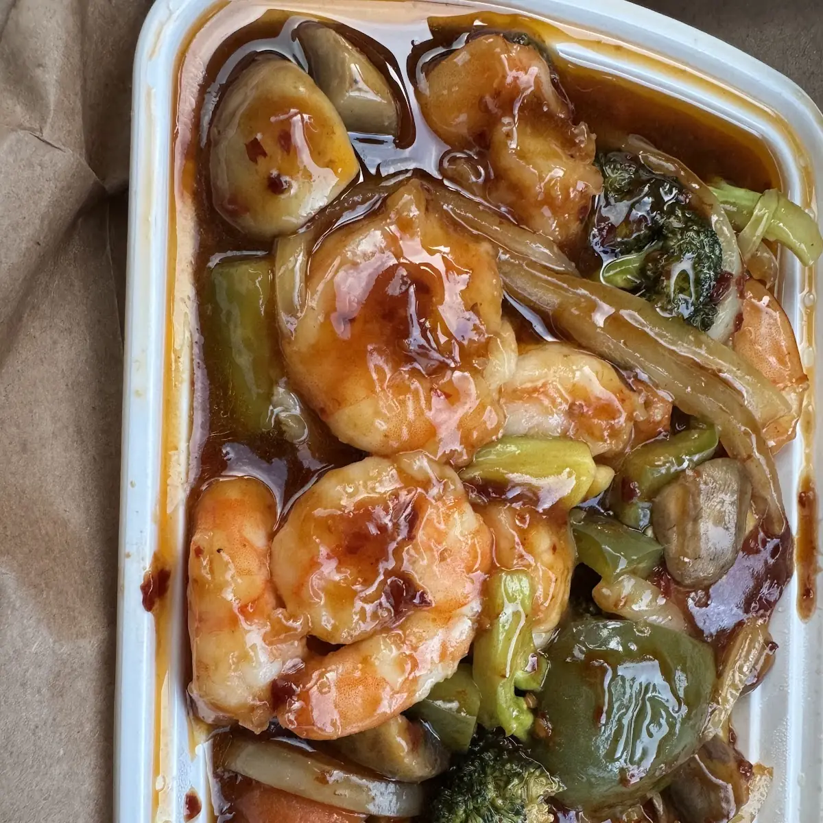 Shrimp with Garlic Sauce