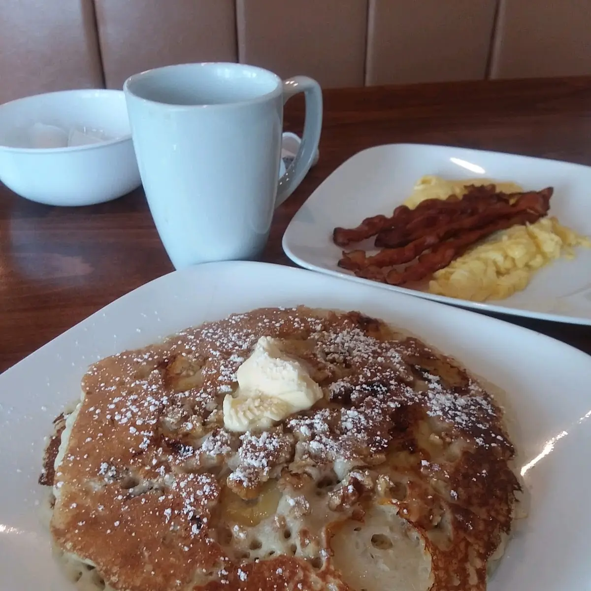 Banana Walnut Pancakes Short Stack