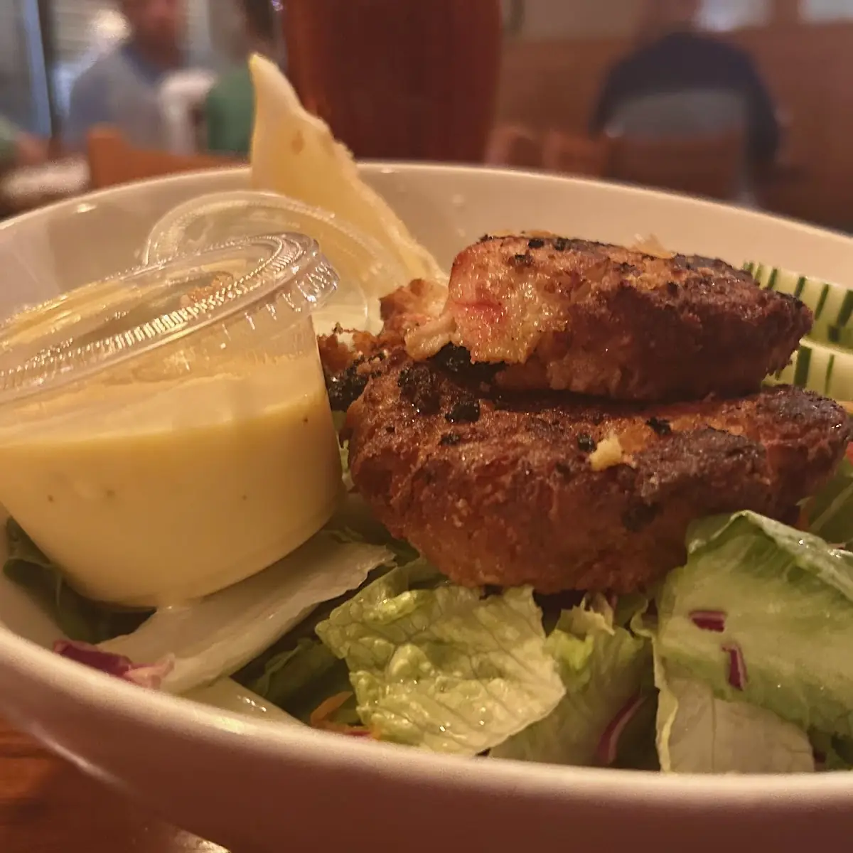 Cape Cod Crab Cake Salad