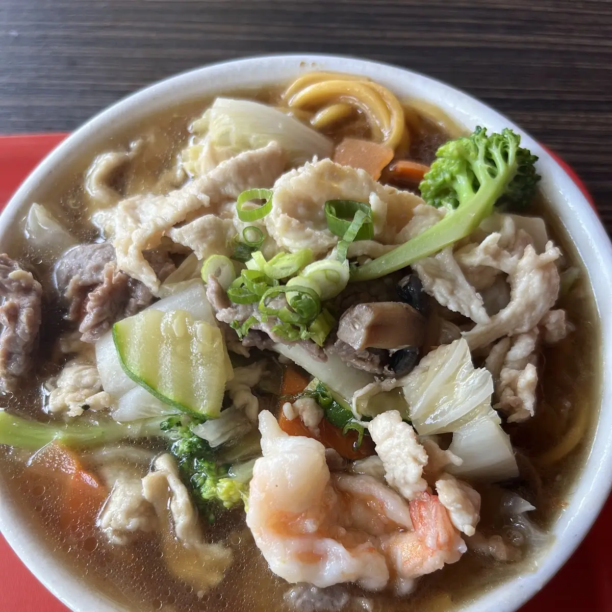Combination Pan Fried Noodles