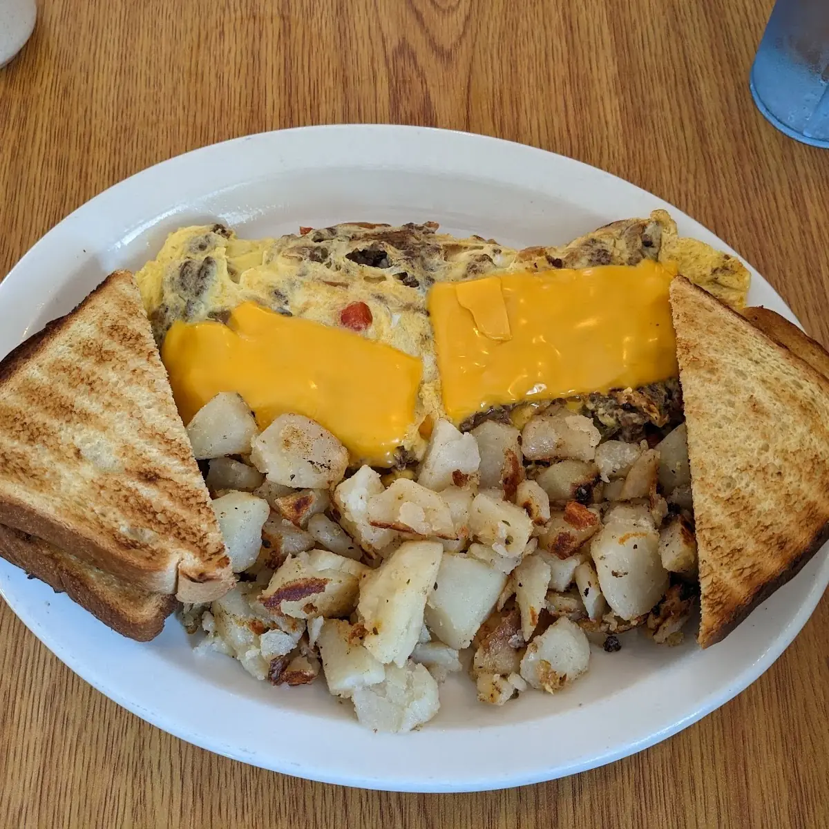 Mushroom and Cheese Omelette
