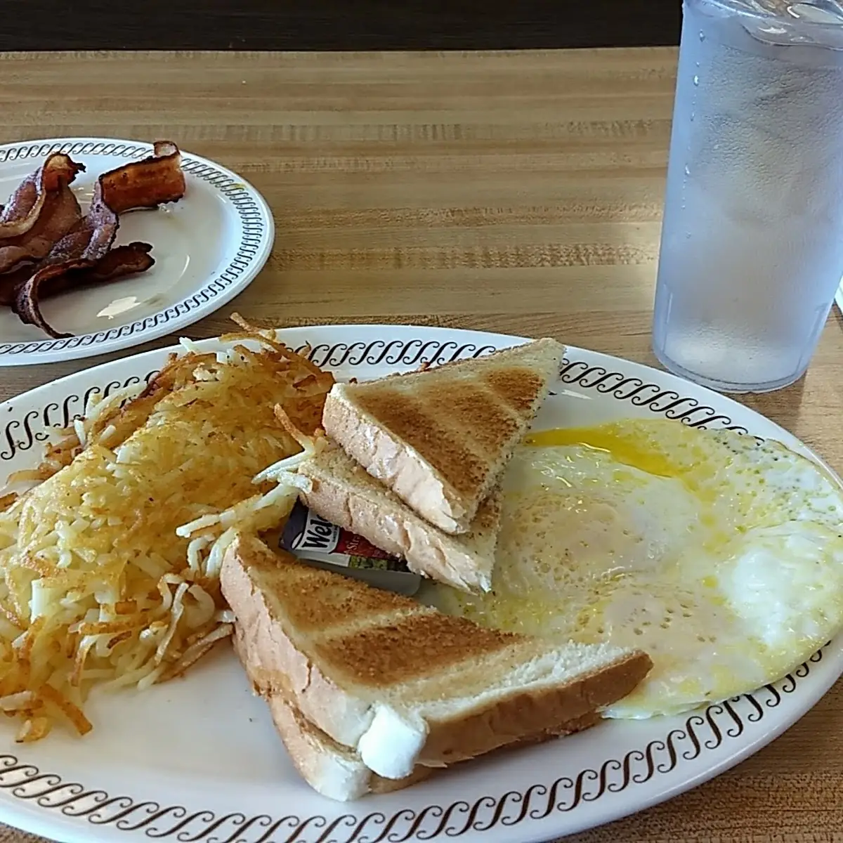 Bacon Eggs and Hash Browns