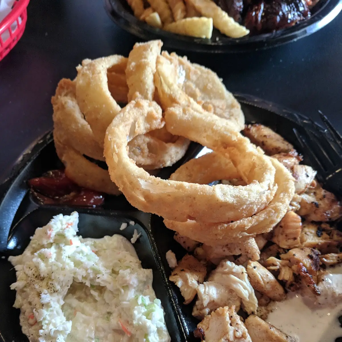 Grilled Chicken Onion Rings