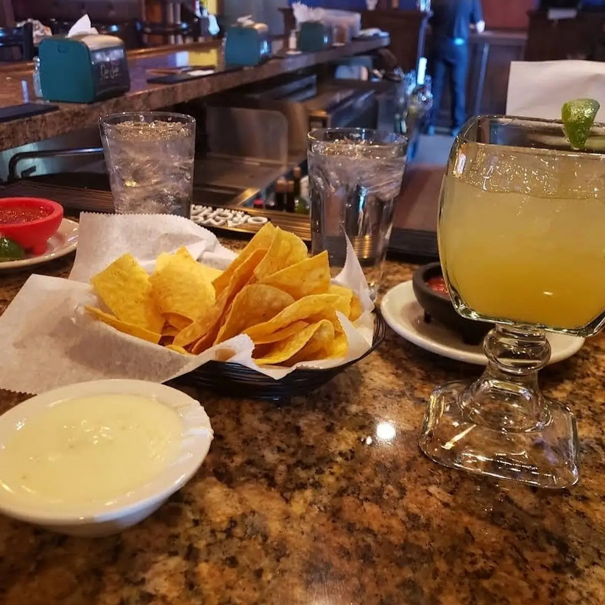 Chips and Queso Dip