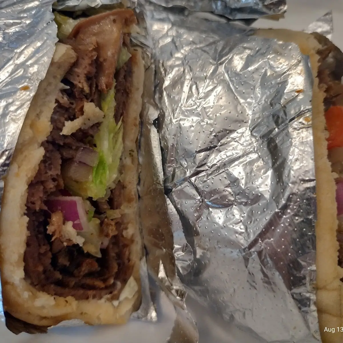 Gyro on Pita Bread