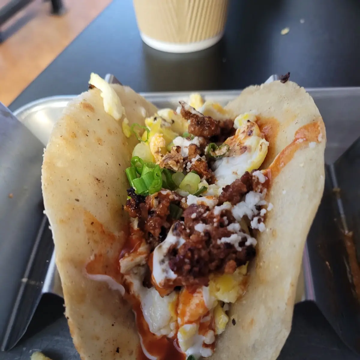 Chorizo Breakfast Tacos