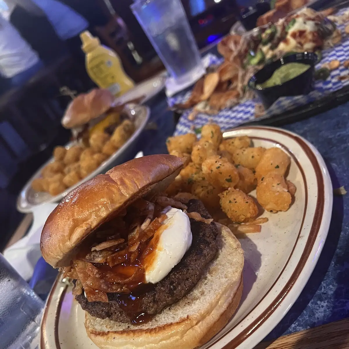 Cream Cheese Wonton Burger