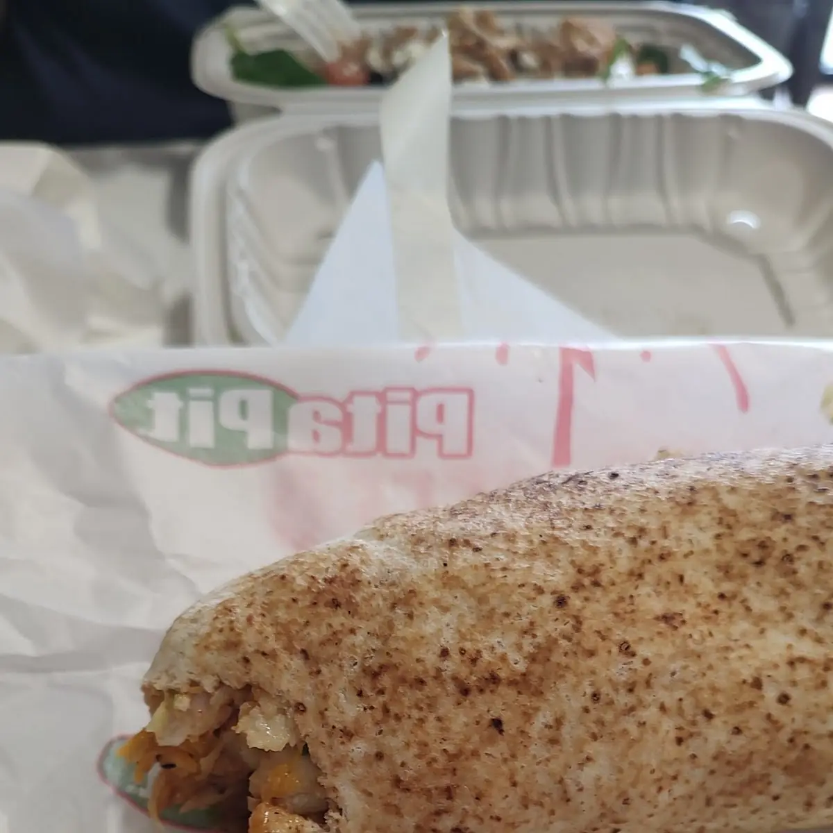 Chicken Bacon Ranch Salad Wrap