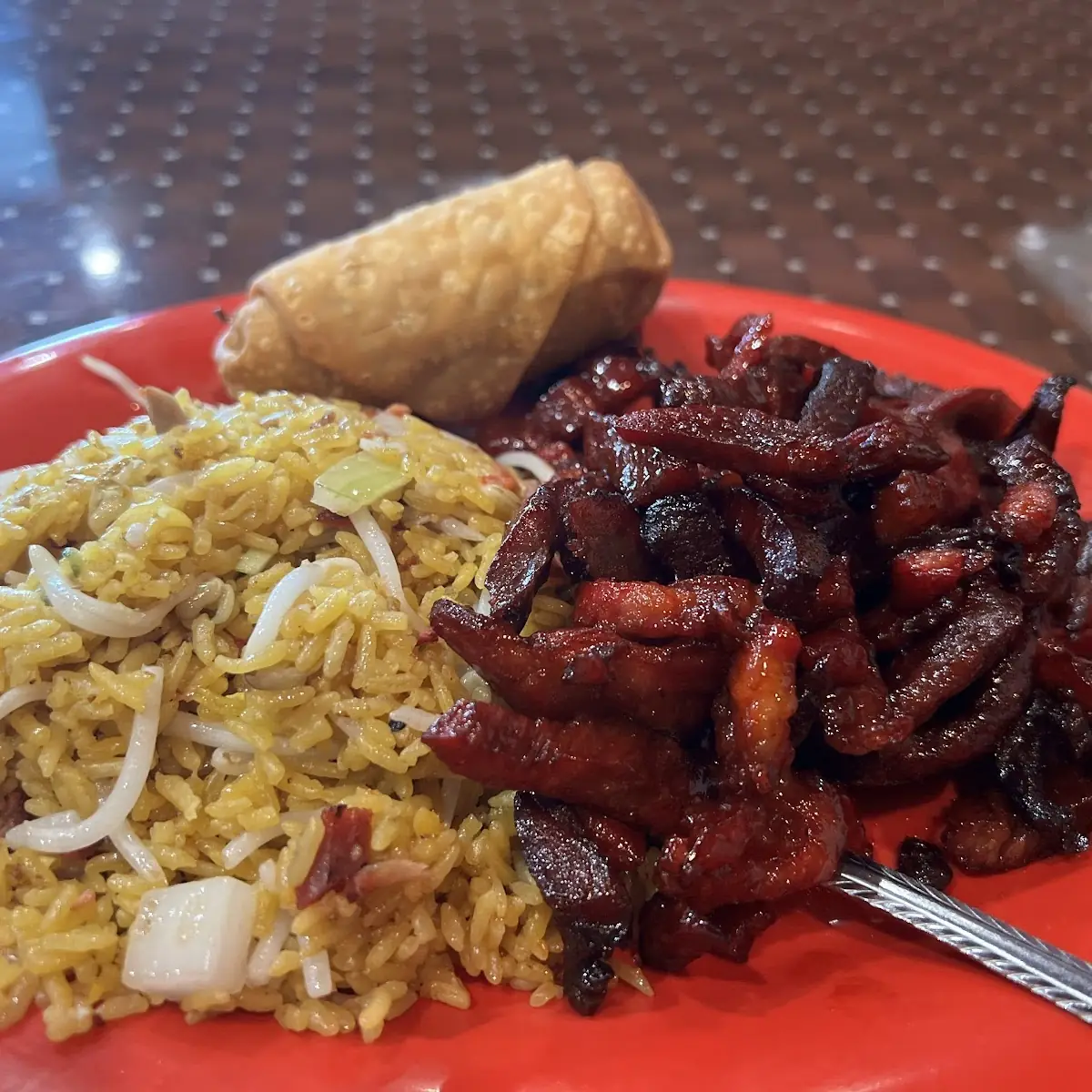 Chicken Roast Pork Fried Rice