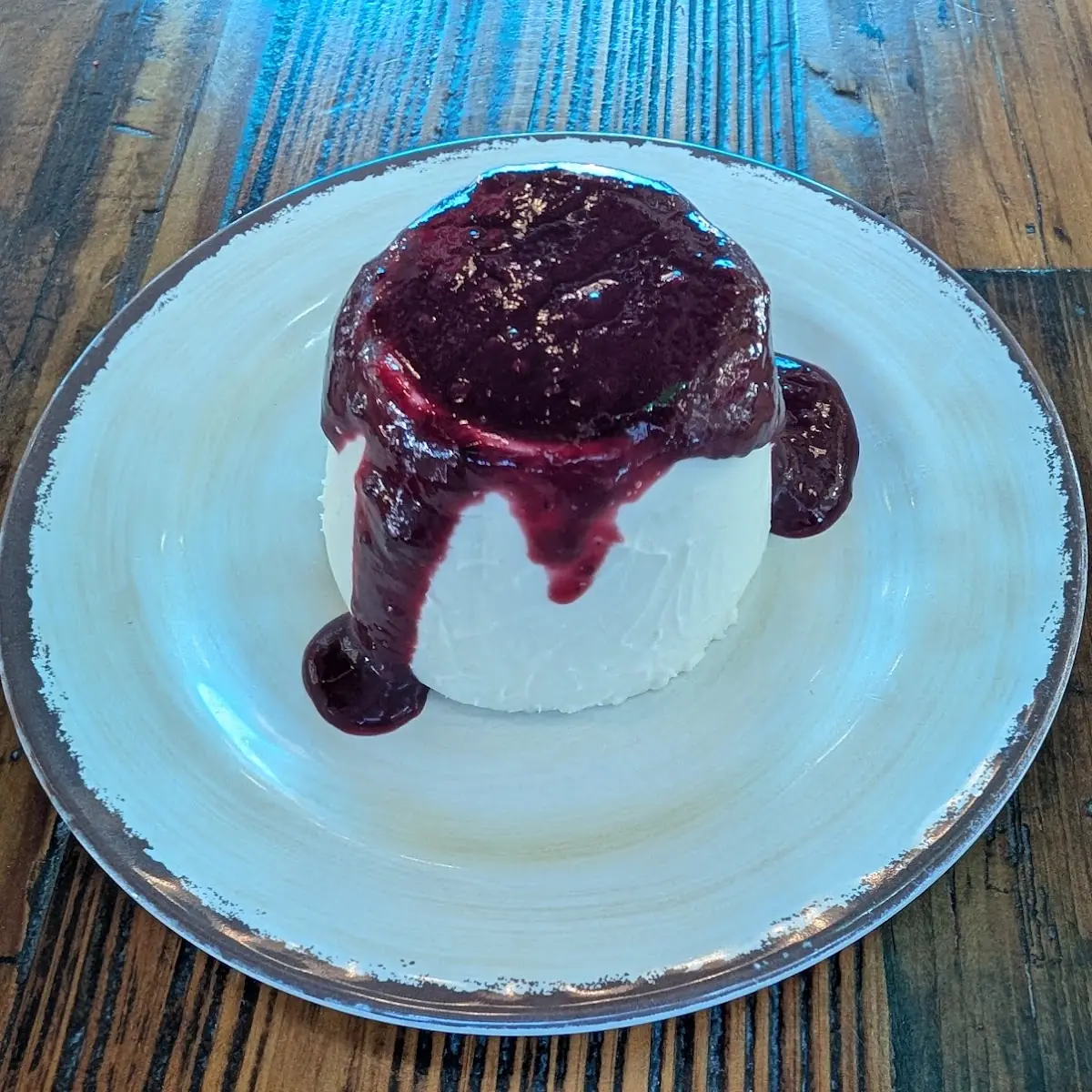 Pannacotta with Mixed Berries