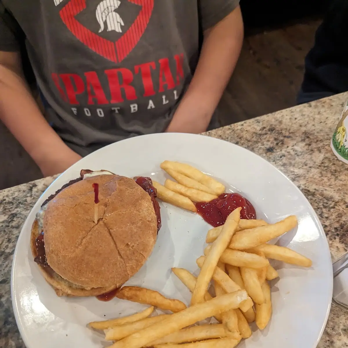Kids Cheeseburger and Fries