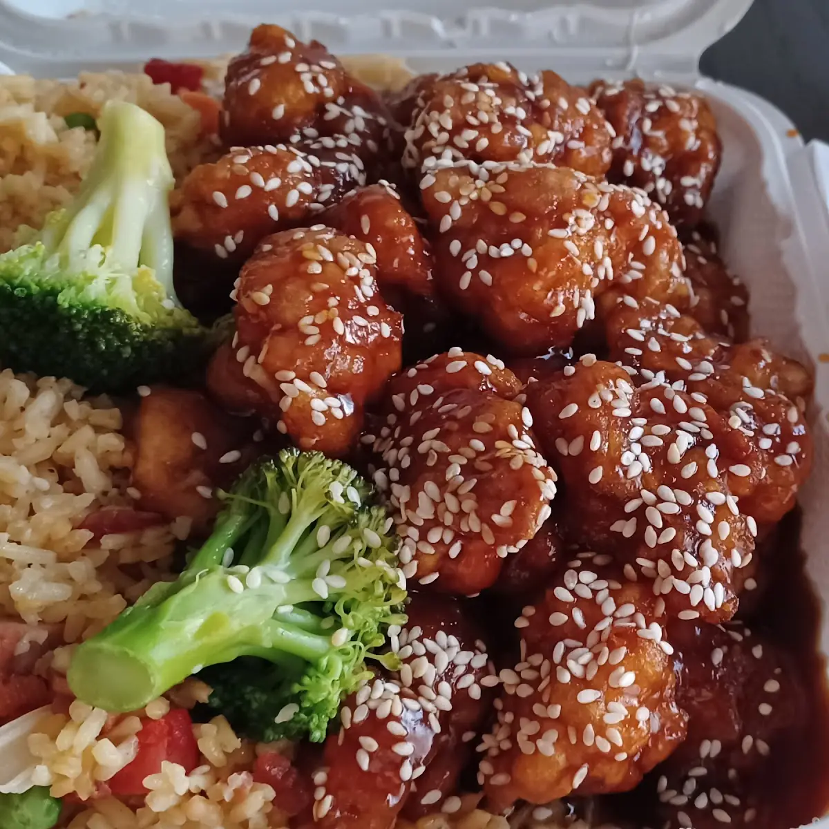 Shrimp with Mixed Vegetables Combination Fried Rice
