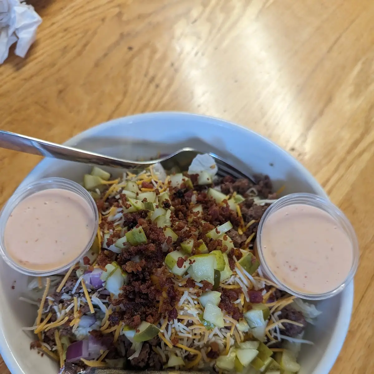 Bacon Cheeseburger Salad