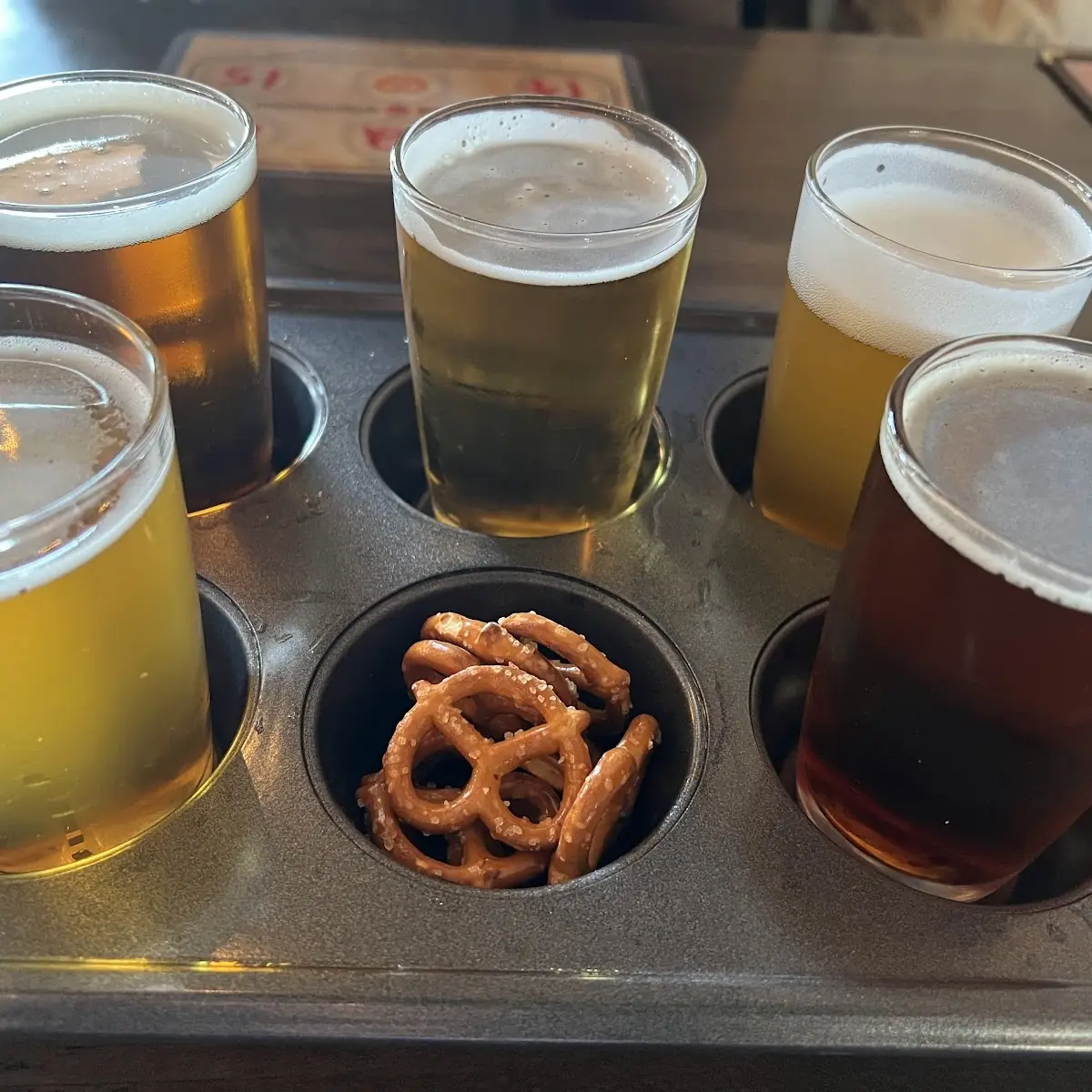 Beer Flight in House Brews