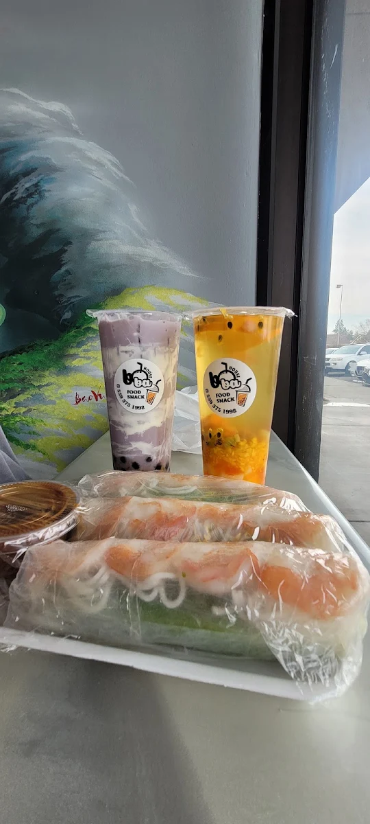 OH Taro Milk Tea Spring Roll Tropical Passion