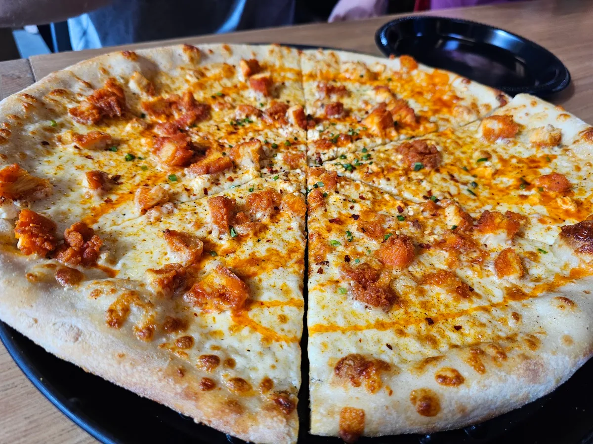 Buffalo Chicken Pizza GF Available