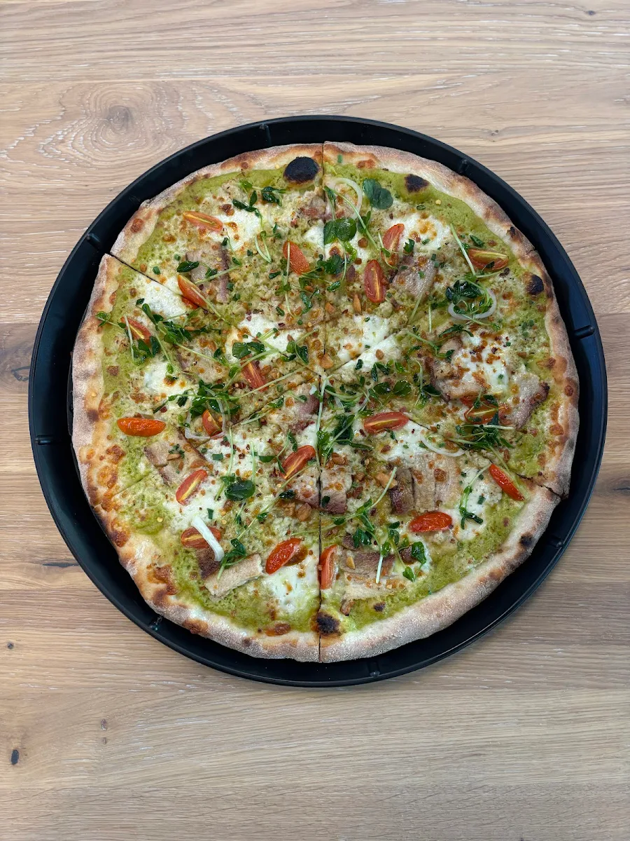 Pepper Onion & Mushroom Pizza GF Available