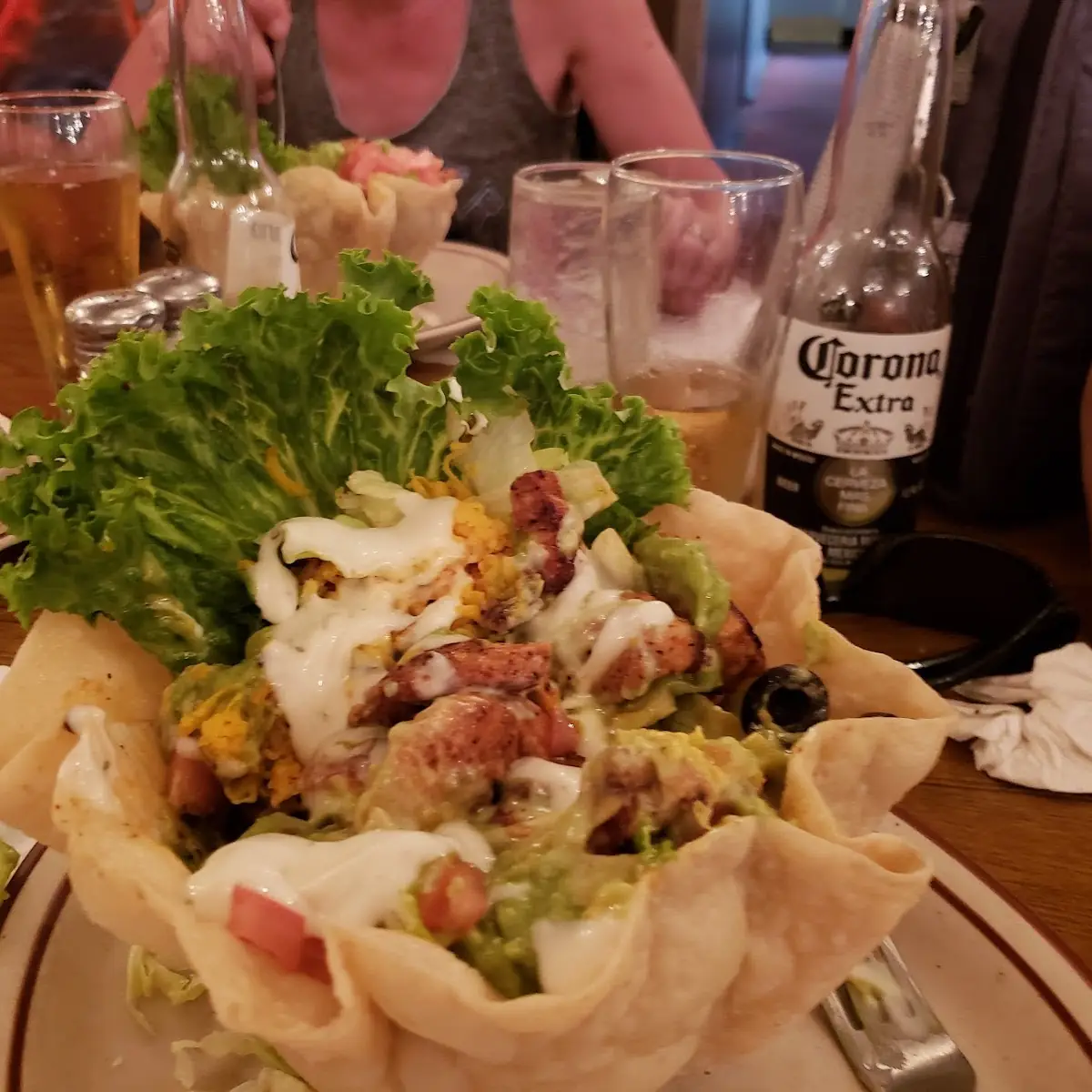 Chicken Tostada Salad