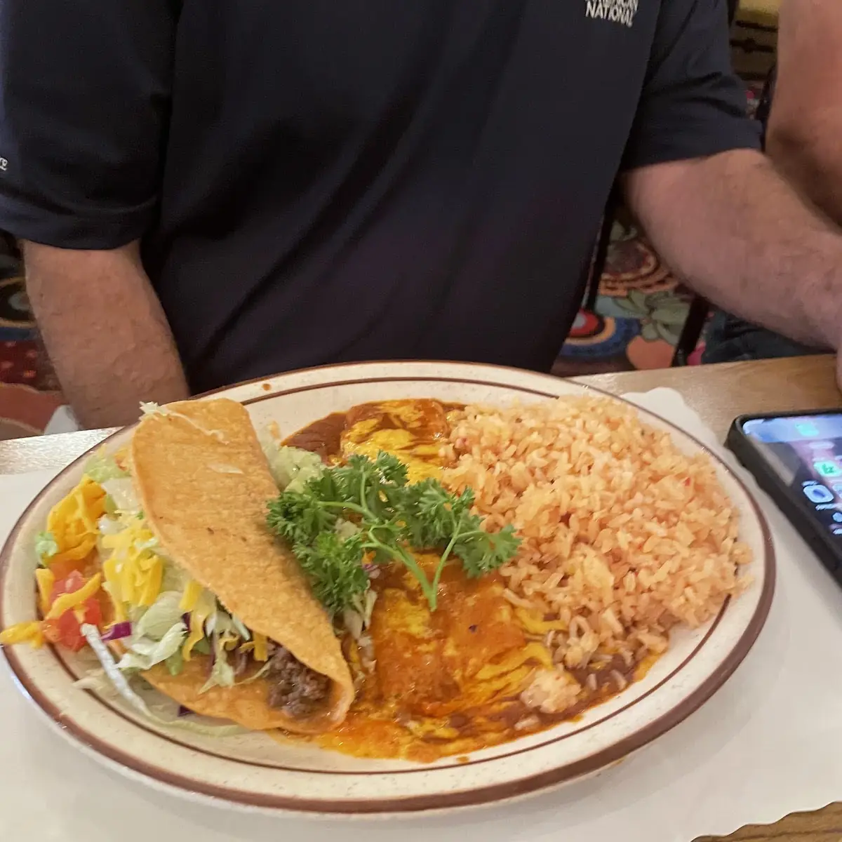 Shredded Beef Enchilada Rice and Beans