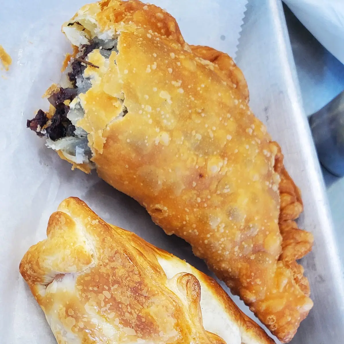 Corn Empanada Chicken Empanada Eggplant Mediterranean Empanada