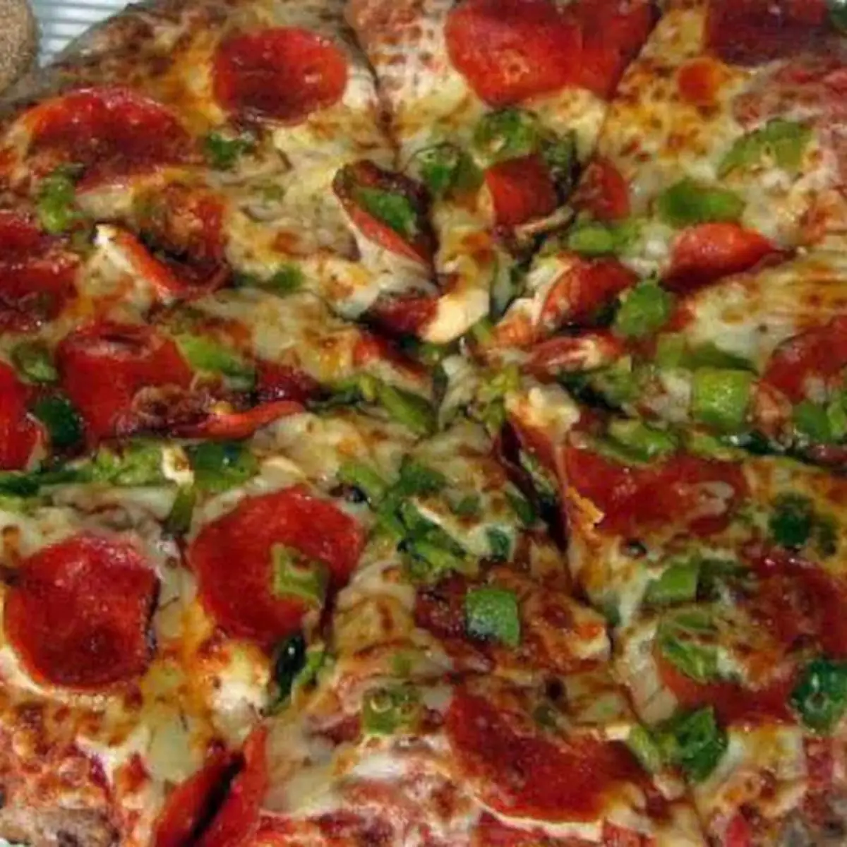 Green Chile Pepperoni Pizza