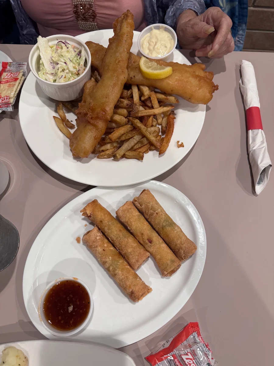 Fish and Chips, Hungry Bear Diner