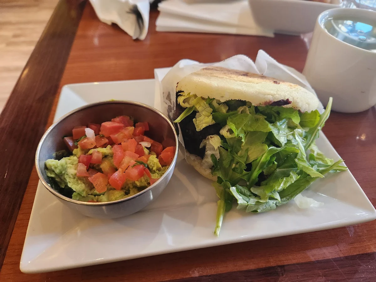 Arepas with Black Beans