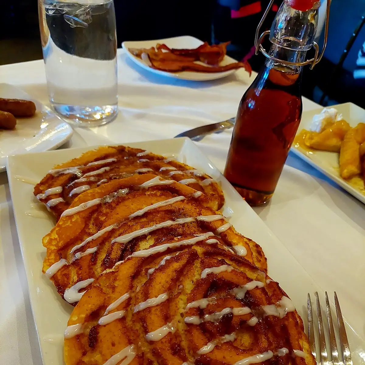 Cinnamon Roll Pancakes