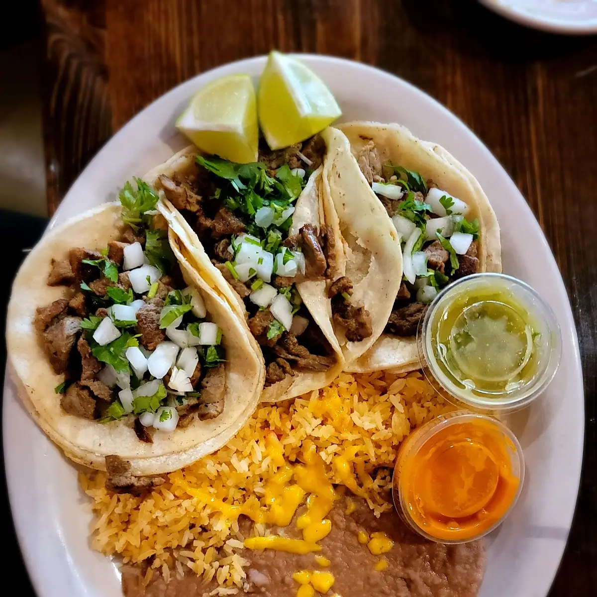 3 Steak Carne Asada Tacos