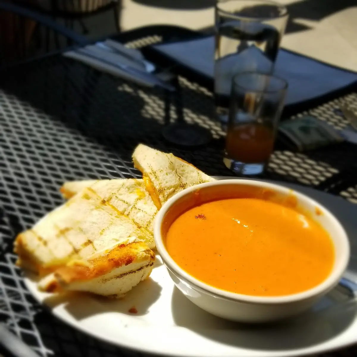 Grilled Cheese Sandwich & Soup