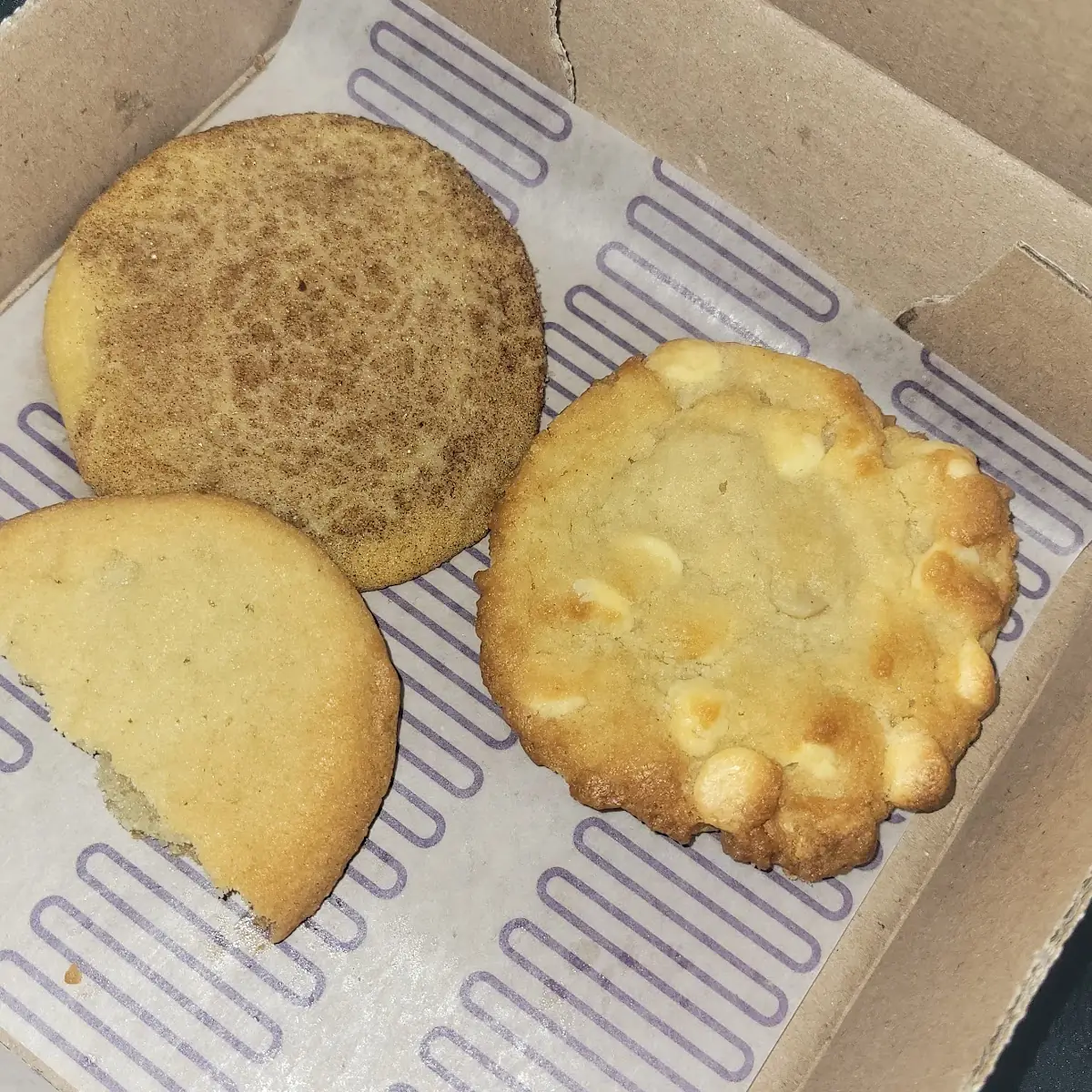1 2 Sugar Cookie Snickerdoodle Macadamia Nut