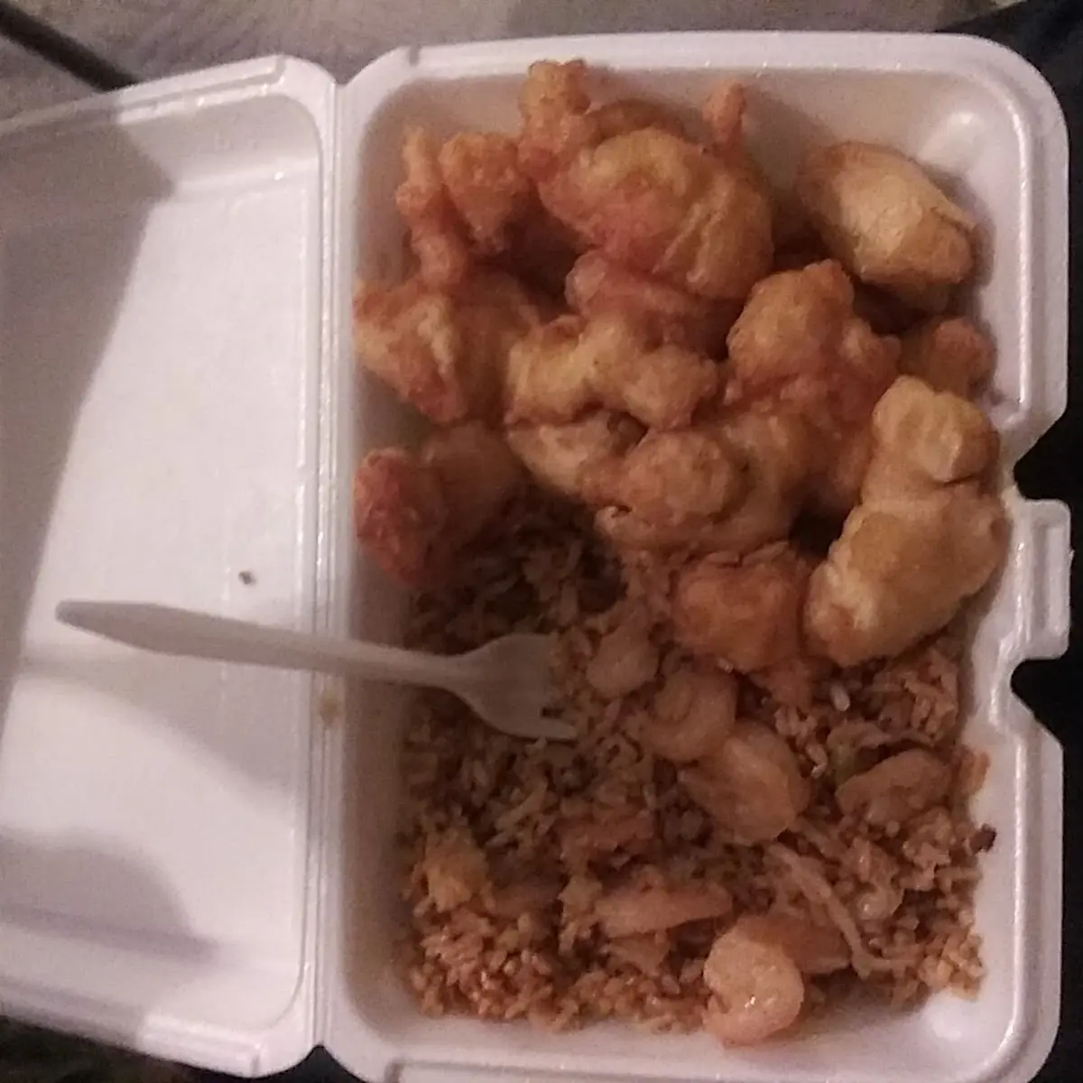 Sweet Sour Chicken Shrimp Fried Rice