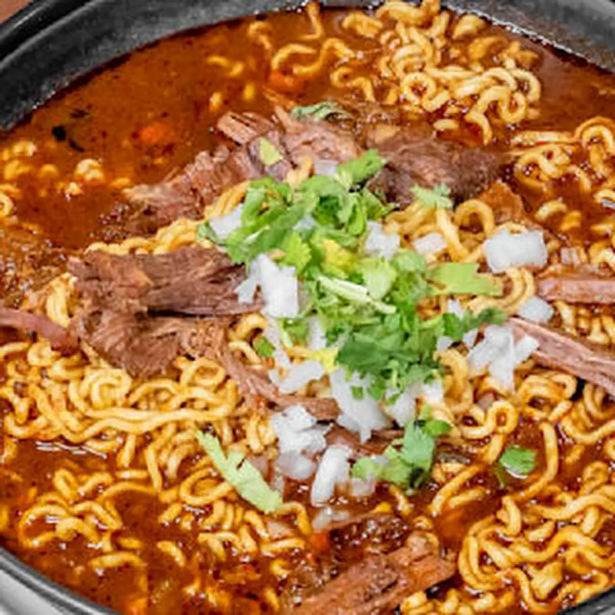 Maruchan Birria Ramen with Birria