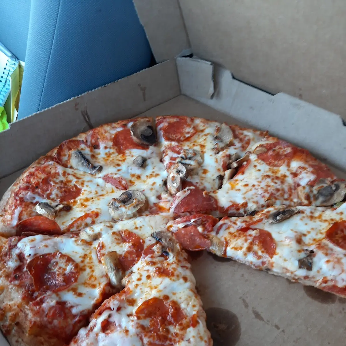 Pepperoni and Mushroom Pizza