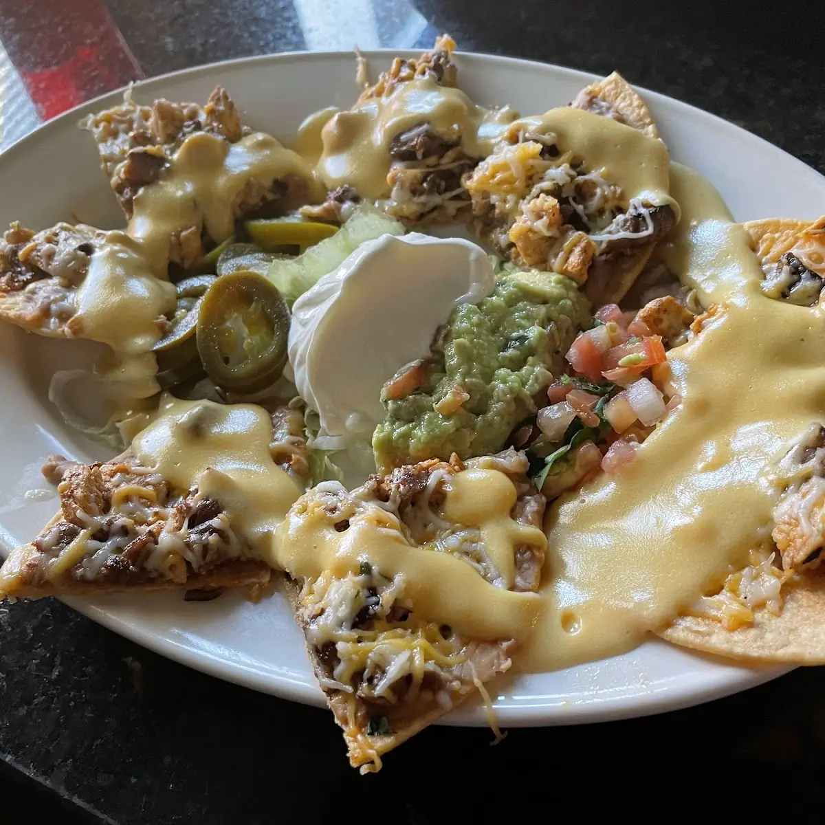 Bean & Cheese Nachos