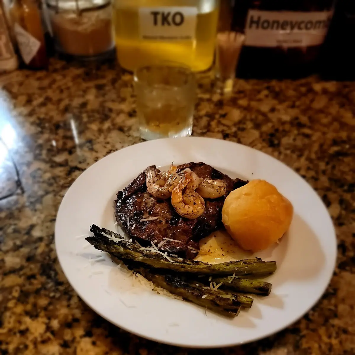 Ribeye Steak and Shrimp