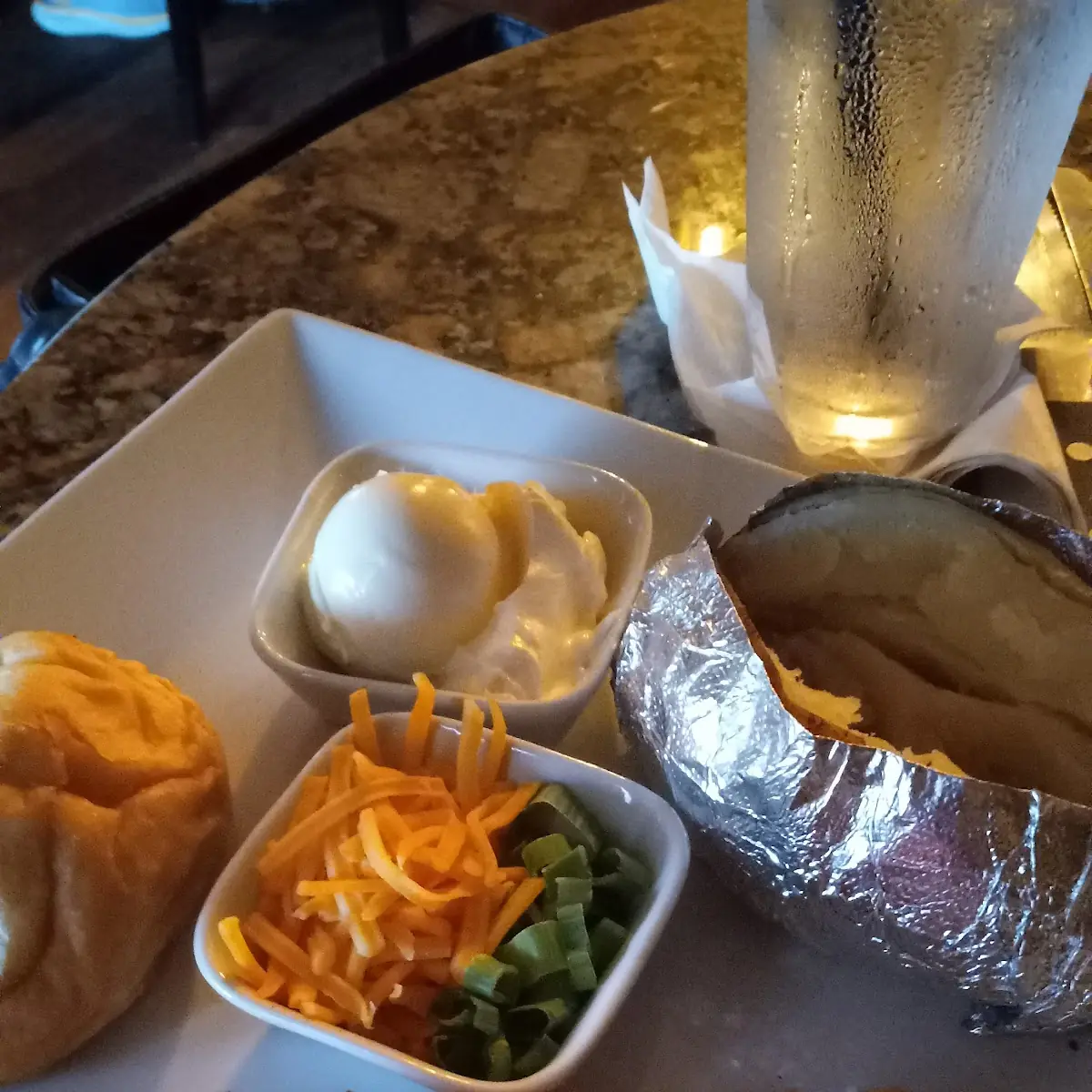 Salmon with Baked Potato