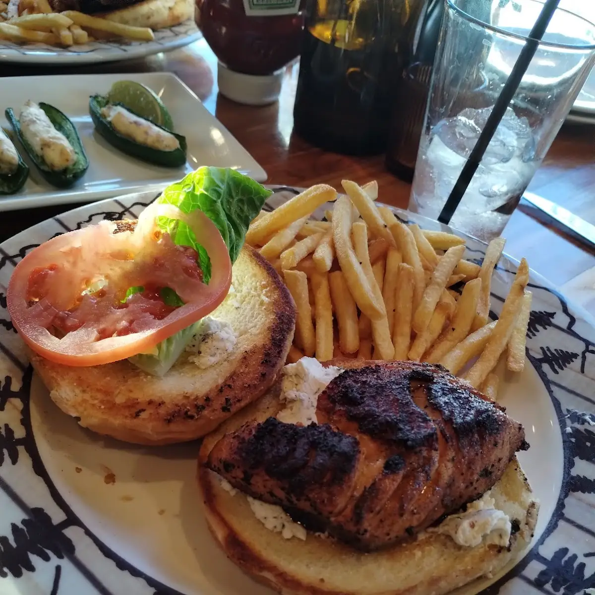 Grilled Salmon Sandwich