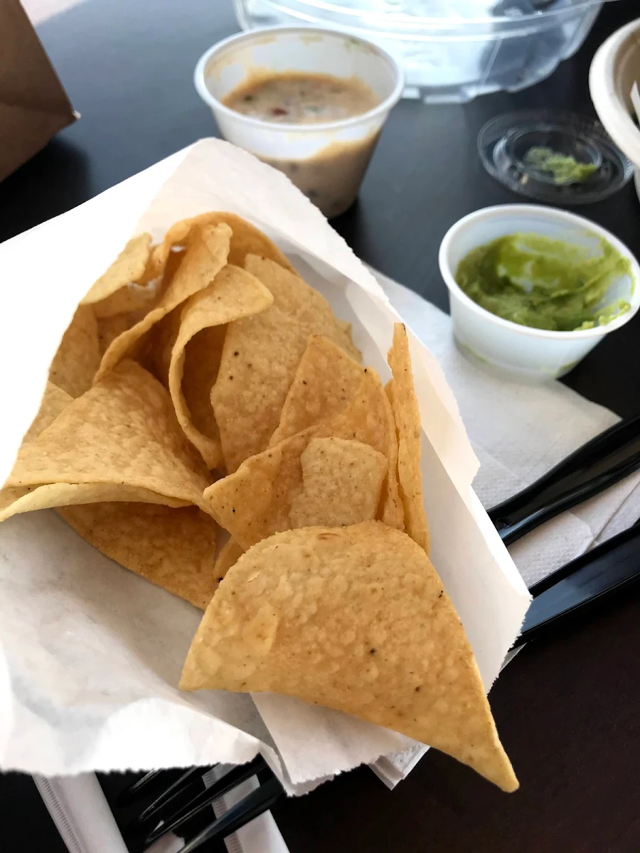 Hand-Crafted Guacamole & Chips, QDOBA Mexican Eats