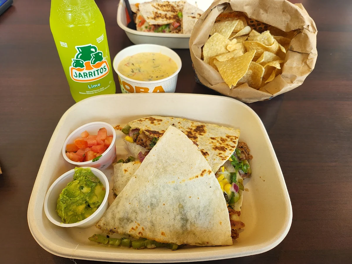 Impossible Quesadilla, QDOBA Mexican Eats